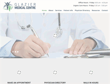 Tablet Screenshot of glaziermedical.com